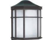 Nuvo 1 Light 10 inch Cage Lantern Wall Fixture Die Cast Linen Acrylic Lens