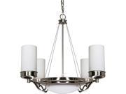 Nuvo Polaris 6 Light Cfl 29 inch Chandelier 6 13W GU24 Lamps Included