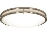 Nuvo Glamour 3 Light Cfl 24 inch Flush Mount 3 18w GU24 Lamps Included