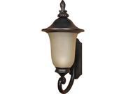 Nuvo Parisian ES 3 Light Wall Lantern w Champagne Glass Lamp Included