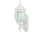Nuvo Central Park 3 Light 22 inch Wall Lantern w Clear Beveled Glass