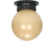 Nuvo 1 Light 6 inch Ceiling Mount w Champagne Glass 1 13w GU24 Lamp Included