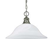 Nuvo 1 Light 16 inch Pendant Alabaster Glass