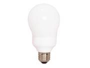 Satco S7287 11W A Shape Screw In 2700K fluorescent bulb