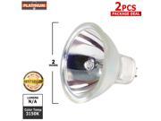 PLATINUM DDL 150w 20v MR16 halogen light bulb x 2 pcs