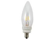 USHIO 0.6W 120V E12 Candle U LED Chandelier LED Light Bulb
