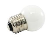 25PK Globe G40 LED 1.2W FROSTED GLASS 120V E26 2700K Warm White dimmable