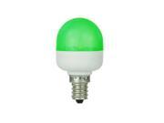 Sunlite 0.5W 120V T10 E12 Green LED Light Bulb