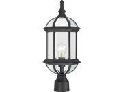 Boxwood 1 Light 19 Outdoor Post W Clear Beveled Glass
