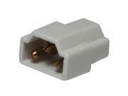 INLINE CONNECTOR FOR END TO END LED COMPLETE FIXTURE CONNECTION WHITE
