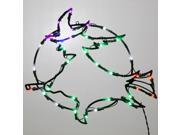 35 Lights 18x14in. Witch Window Led Decor Halloween Set