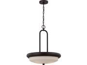 Dylan 3 Light Pendant w Etched Opal Glass LED Omni Included