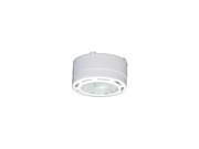 Two 12 Volt 20 Watt Xenon Puck Light Kit White w plug in 60W transformer