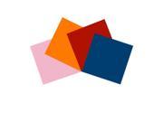4 pcs Pre Cut Gel Sheets 10x10in Bright Pink Golden Amber Light Red Congo Blue
