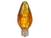 25 Pack 0.96W F15 Amber Led Flame Replacement Christmas Light Bulb