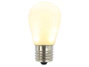 S14 LED White Ceramic Bulb E26 Nk Base