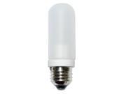 Platinum JDD 150W 120V T10 E26 Medium Base Frost Halogen Bulb
