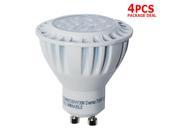 4 Pack High Quality LED 7.5W GU10 MR16 PAR16 Warm White 650LM Flood Light Bulb