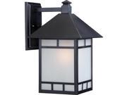 Drexel 1 LT 9 Outdoor Wall Fixture w Frosted Seed Glass