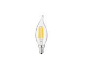 Sunlite Antique Filament LED 6 Watt 2700K E12 Base Light Bulbs 60w Equivalent
