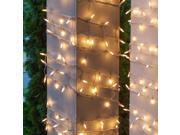 6 x 15 White Frost Christmas Column Wrap Lights 150 Lamps on White Wire