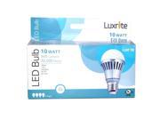 Luxrite 10w A Shape A19 3000k E26 FL180 LED Light Bulb 4 Bulbs