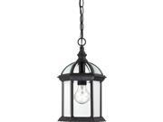 Boxwood 1 Light 14 Outdoor Hanging W Clear Beveled Glass