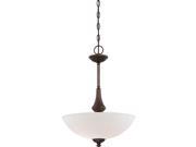 Patton 3 Light Pendant w Frosted Glass
