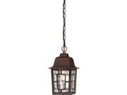 Banyan 1 Light 11 Outdoor Hanging W Clear Water Glass