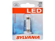 SYLVANIA 578 41mm Festoon White LED Automotive Bulb