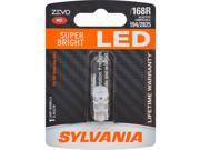 SYLVANIA ZEVO 168 T10 W5W Red LED Automotive Bulb