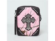 Realtree ® Pink Camo Cross Accent Bible Case