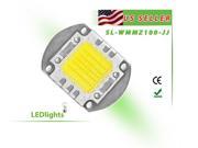 LED Light 100W White High Power Cool White Component Chip 100 Watt 8000 lm USA
