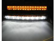 LED DRL Fog Light with Amber Turn Signal Function Blink