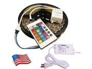 10M SMD 5050 RGB Waterproof 300 LED Strip 7 Color changing with Remote Control Power Supply