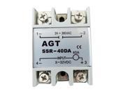 40A AGT SSR Solid State Relay 3 32V DC 24 380V AC 24V 380VDC