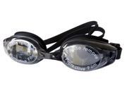 Swimming Goggles Black Adult Glasses Anti Fog Lens Comfort Fit UV protection