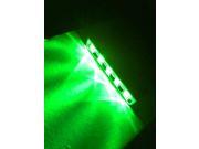 Green 5 LED Pod Light Strip Module Chrome Housing 12V DC Accent Lighting Pack of 4