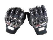 Carbon Fiber Pro Biker Bike Motorcycle Motorbike Racing Gloves Available in Blue Black Red colors and M L XL sizes