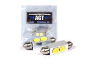 AGT 42mm LED Bulbs Pair White 6000K 576 578 211 2 212 2 214 2 Festoon