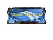 1 Piece All Chrome Twin Ladies Standing Metal Standard Size License Plate Frame Universal