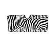 1 Piece Black White Zebra Stripe Animal Print Premium Sun Shade Universal