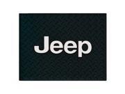 Jeep Classic Style 1pc Black Rubber Universal Car Truck Utility Floor Mat