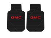 GMC Factory Style 2pc Front Black Rubber Universal Car Truck Floor Mats Set