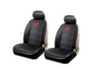 Dodge Ram Logo Lowback Black Synthetic Leather Seat Covers Set Airbag Compatible Universal Fit