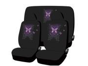 All New Mystical Butterfly Design Microfiber Seat Covers Car Van Truck Suv Universal