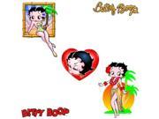 Betty Boop Hawaiian Aloha 5pc Auto Decal Sticker Kit