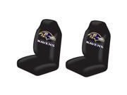 NFL Baltimore Ravens Front Bucket Highback Seat Covers Set Universal
