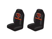 NFL Chicago Bears Front Bucket Highback Seat Covers Set Universal