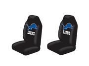 NFL Detroit Lions Front Bucket Highback Seat Covers Set Universal